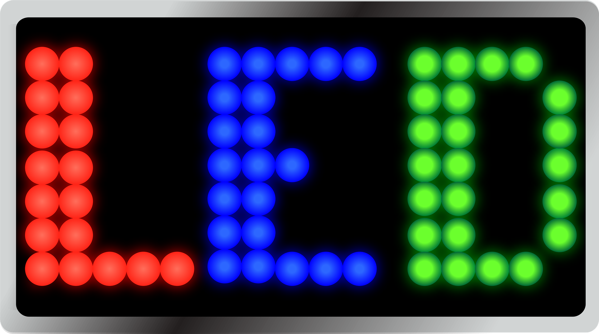 Moderné LED svetelné reklamy